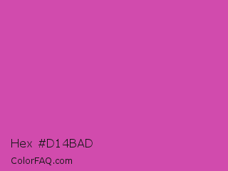 Hex #d14bad Color Image