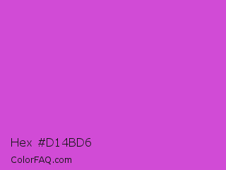 Hex #d14bd6 Color Image