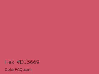 Hex #d15669 Color Image