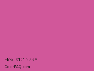 Hex #d1579a Color Image