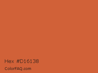 Hex #d16138 Color Image