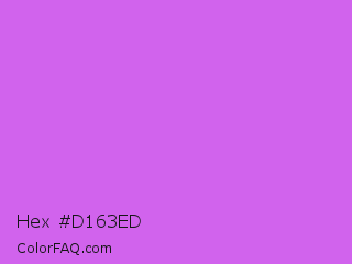 Hex #d163ed Color Image