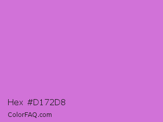 Hex #d172d8 Color Image