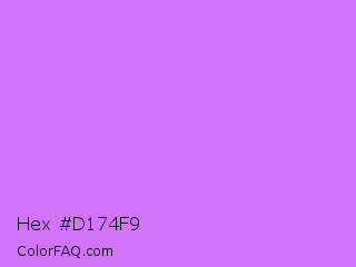 Hex #d174f9 Color Image