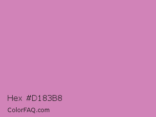 Hex #d183b8 Color Image