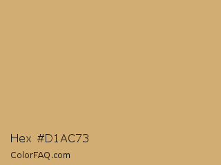 Hex #d1ac73 Color Image
