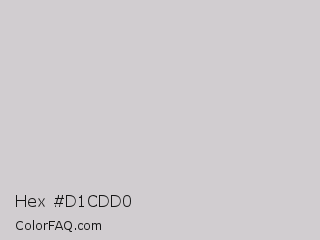 Hex #d1cdd0 Color Image