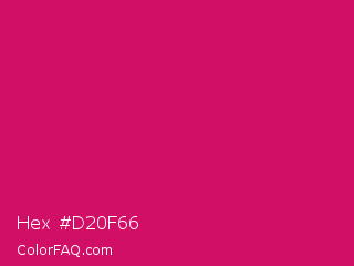 Hex #d20f66 Color Image