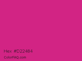 Hex #d22484 Color Image