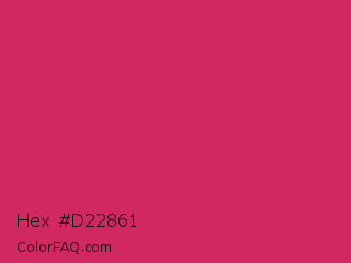 Hex #d22861 Color Image