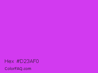 Hex #d23af0 Color Image