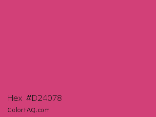 Hex #d24078 Color Image