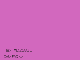 Hex #d268be Color Image