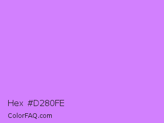 Hex #d280fe Color Image