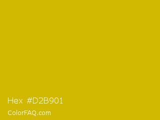 Hex #d2b901 Color Image
