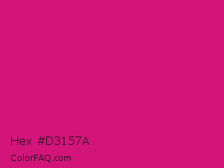 Hex #d3157a Color Image