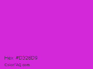Hex #d328d9 Color Image