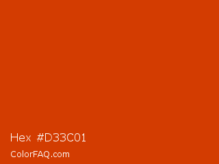 Hex #d33c01 Color Image
