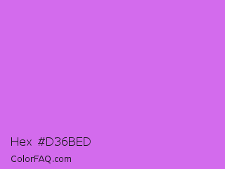Hex #d36bed Color Image