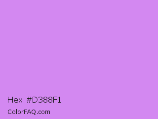 Hex #d388f1 Color Image