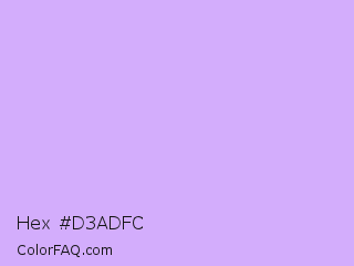 Hex #d3adfc Color Image
