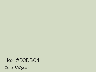 Hex #d3dbc4 Color Image