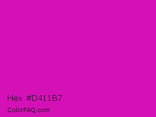 Hex #d411b7 Color Image