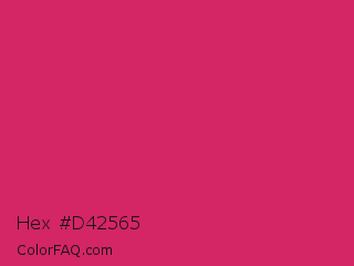Hex #d42565 Color Image