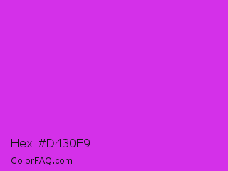 Hex #d430e9 Color Image