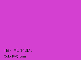 Hex #d440d1 Color Image