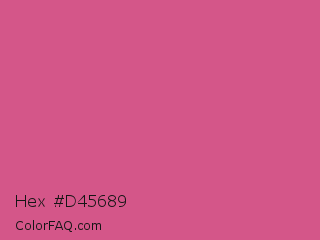 Hex #d45689 Color Image