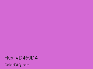 Hex #d469d4 Color Image