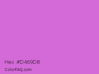 Hex #d469d8 Color Image