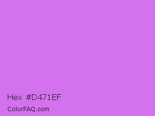 Hex #d471ef Color Image