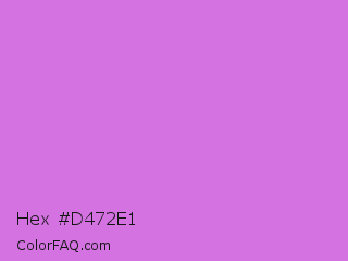 Hex #d472e1 Color Image