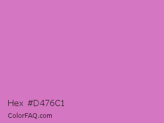 Hex #d476c1 Color Image