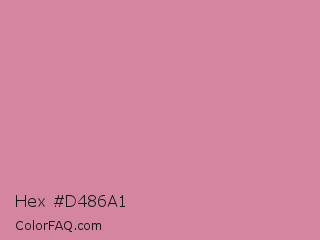 Hex #d486a1 Color Image