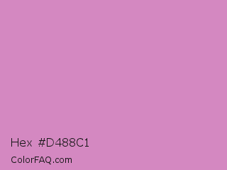 Hex #d488c1 Color Image
