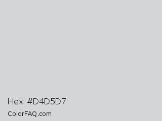 Hex #d4d5d7 Color Image