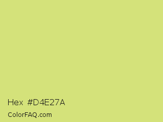 Hex #d4e27a Color Image