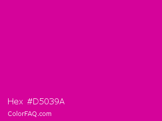 Hex #d5039a Color Image