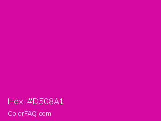 Hex #d508a1 Color Image