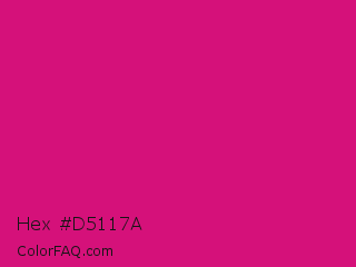 Hex #d5117a Color Image