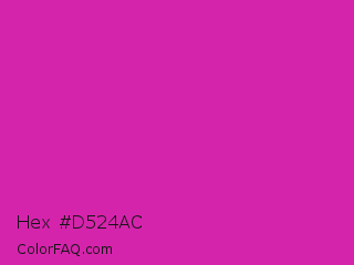 Hex #d524ac Color Image