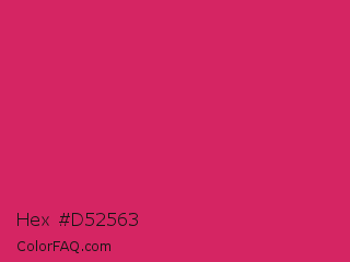 Hex #d52563 Color Image