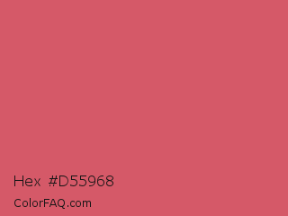 Hex #d55968 Color Image