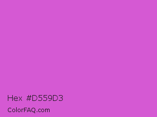 Hex #d559d3 Color Image