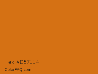 Hex #d57114 Color Image