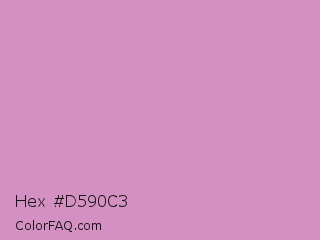 Hex #d590c3 Color Image