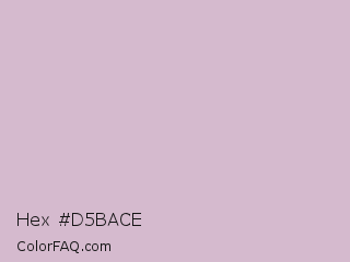 Hex #d5bace Color Image